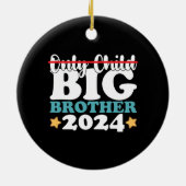 2024年に昇進した唯一の子 セラミックオーナメント (裏面)