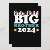 2024年に昇進した唯一の子 招待状 (正面/裏面)