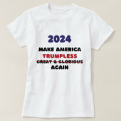 2024年に素晴らしアメリカを再び輝かせる Tシャツ (デザイン正面)