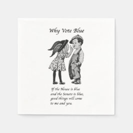 2024年に青で投票する理由 スタンダードカクテルナプキン