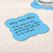 2024年に青で投票する理由 ペーパーコースター (アングル)
