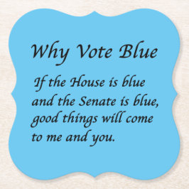 2024年に青で投票する理由 ペーパーコースター