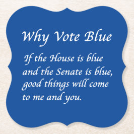 2024年に青で投票する理由 ペーパーコースター