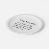 2024年に青で投票する理由 ペーパープレート (アングル)