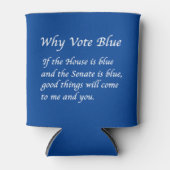 2024年に青で投票する理由 缶クーラー (正面)