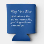 2024年に青で投票する理由 缶クーラー (裏面)