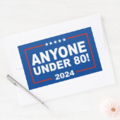 2024年に80歳未満の方 長方形シール (封筒)