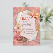 2024年のアプリコットクラッシュ多肉色 出欠カード (スタンド正面)