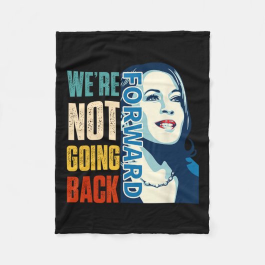 2024年のカマル大統領への投票は戻らない フリースブランケット (正面)