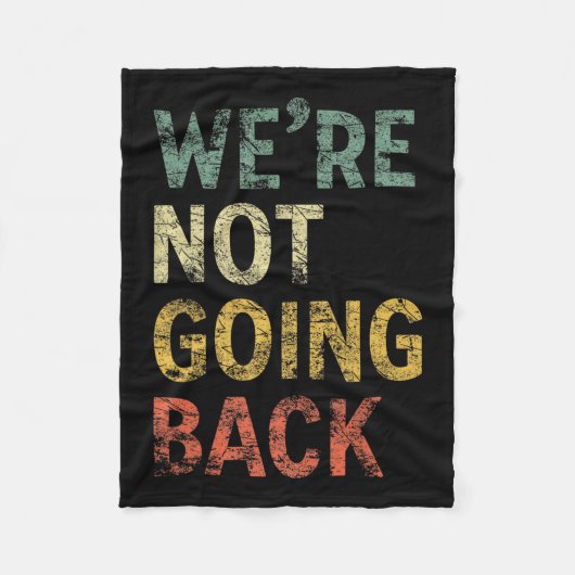 2024年のカマル大統領への投票は戻らない フリースブランケット (正面)