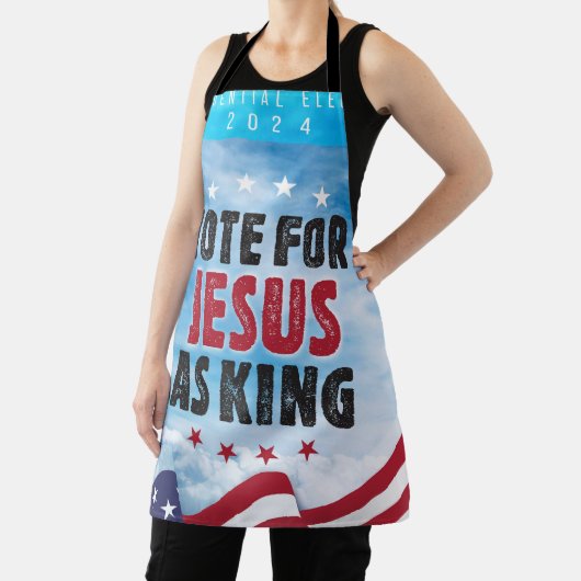 2024年のキング選挙でイエス大統領のに投票 エプロン (インサイチュ)
