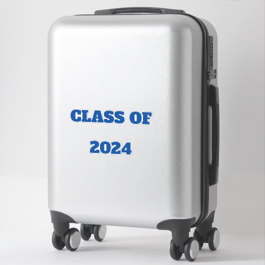 2024年のクラスカスタム男の子の女の子カラーブルー シール (スーツケース)