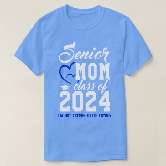 2024年のクラスシニアおもしろいギフトお母さん2 Tシャツ (デザイン正面)