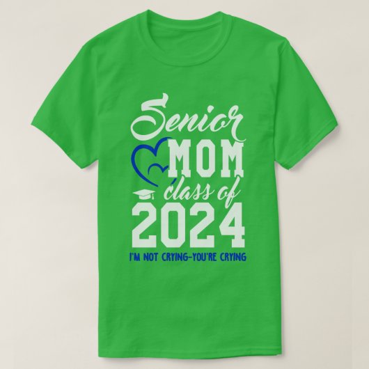 2024年のクラスシニアおもしろいギフトお母さん2 Tシャツ (デザイン正面)