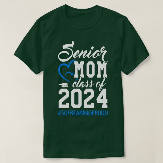 2024年のクラスシニアおもしろいギフトお母さん3 Tシャツ (デザイン正面)