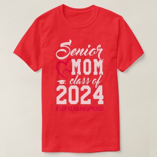 2024年のクラスシニアおもしろいギフトお母さん4 Tシャツ (デザイン正面)