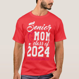 2024年のクラスシニアおもしろいギフトお母さん4 Tシャツ