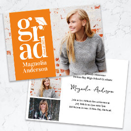 2024年のクラス写真数々の卒業 案内状