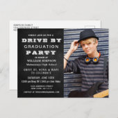 2024年のクラスPHOTO DRIVE BY Graduation Party ポストカード (正面/裏面)