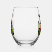 2024年のクラスSkyline Photo Billboard ステムなしワイングラス (左)