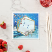 2024年のクリスマスと新年 スタンダードカクテルナプキン (インサイチュ)