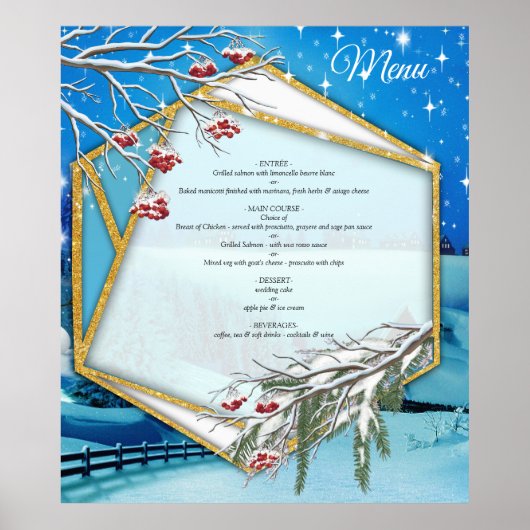 2024年のクリスマスと新年 ポスター (正面)