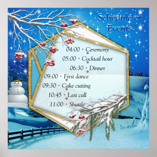 2024年のクリスマスと新年 ポスター (正面)