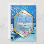 2024年のクリスマスと新年 招待状 (正面)