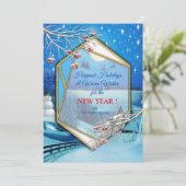 2024年のクリスマスと新年 招待状 (スタンド正面)