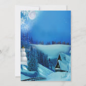 2024年のクリスマスと新年 招待状 (裏面)