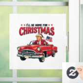 2024年のクリスマストランプ当選に帰省する ウィンドウサイン (ホーム)