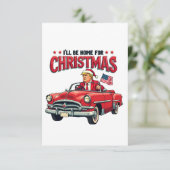 2024年のクリスマストランプ当選に帰省する サンキューカード (スタンド正面)