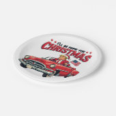 2024年のクリスマストランプ当選に帰省する ペーパープレート (アングル)