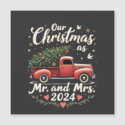 2024年のクリスマス　ミスター＆ミセス　ペアのカップル (正面)