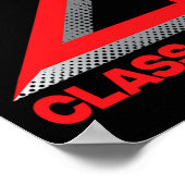 2024年のシャツ卒業高校の卒業生の一人 ポスター (角)