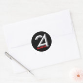 2024年のシャツ卒業高校の卒業生の一人 ラウンドシール (封筒)