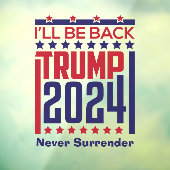 2024年のトランプに戻る ウィンドウサイン (シート3)