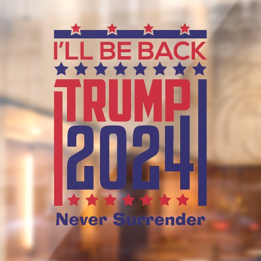 2024年のトランプに戻る ウィンドウサイン (シート2)