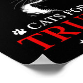 2024年のトランプのネコ ポスター (角)