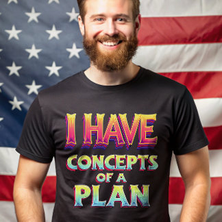 2024年のトランプの計画のコンセプト Tシャツ