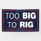 2024年のトランプの選挙で大きすぎる 横断幕 (横)