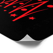 2024年のトランプクリスマス ポスター (角)