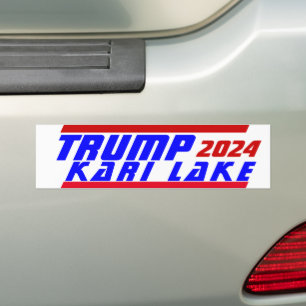 2024年のトランプ大統領とKARI LAKEの投票 バンパーステッカー