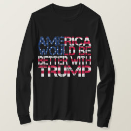 2024年のトランプ選挙でアメリカは勝つだろう Tシャツ