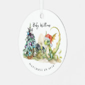 2024年のハッチング |ベビードラゴンエッグ〔占星術の〕十二宮図 メタルオーナメント (正面左)