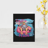 2024年のフェロン夏のトランプ202おもしろい大統領のように カード (黄色い花)