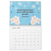 2024年のフローラカレンダー カレンダー (1月 2027)