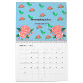 2024年のフローラカレンダー カレンダー (2月 2027)