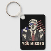 2024年のプロトランプ社長ユー恋しく思 キーホルダー (正面)