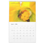 2024年のミツバチのカレンダー – 11 x 14 1/4インチ カレンダー (3月 2026)